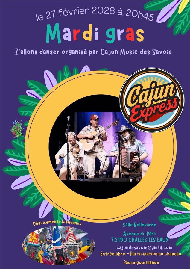 Affiche Cajun de Savoie - Cajun de Savoie