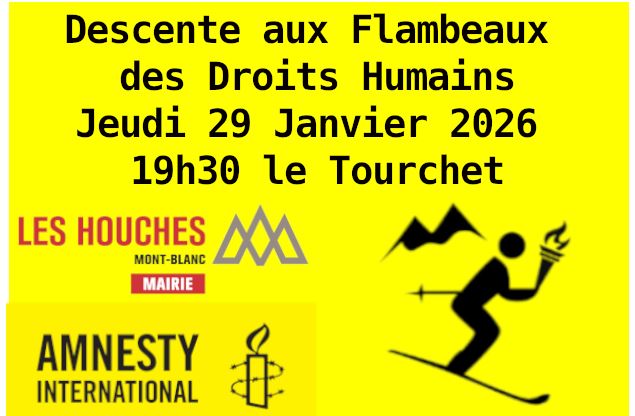 Descente aux flambeaux des Droits Humains
