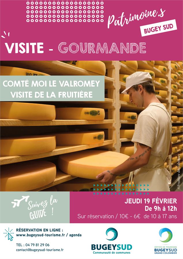 Visite gourmande : Comté moi le Valromey, visite découverte de la Fruitière du Valromey_Arvière-en-V