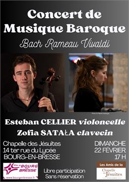 Affiche_Concert de Musique Baroque_Bourg-en-Bresse - ©Les Amis de la Chapelle des Jésuites