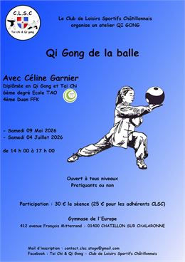 Qi Gong de la balle_Châtillon-sur-Chalaronne - C.L.S.C
