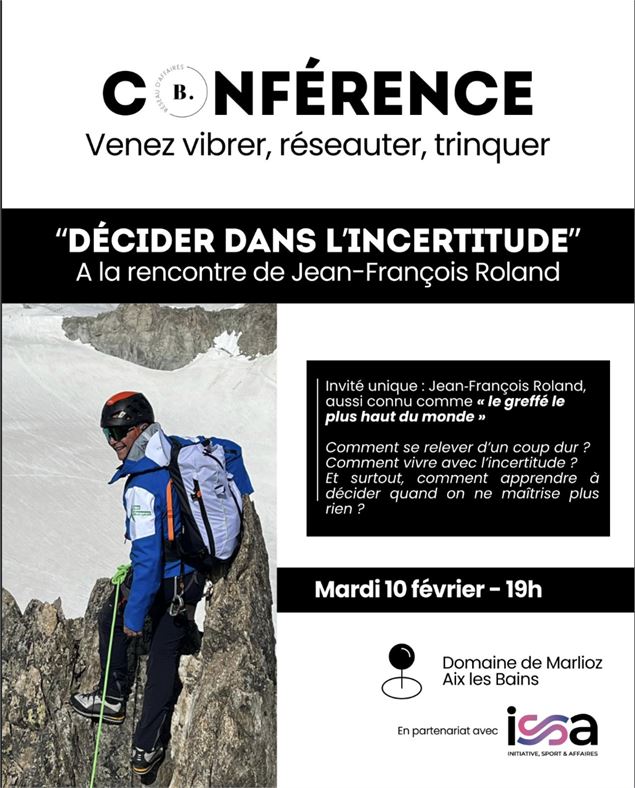 Conférence et Cocktails : Jean-François ROLAND, résilience et défi - baobab