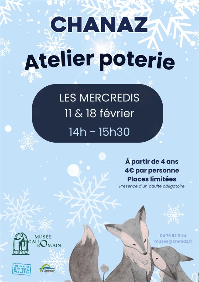 Atelier poterie de l'hiver - Musée de Chanaz