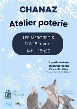 Atelier poterie de l'hiver - Musée de Chanaz