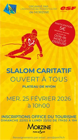 Slalom caritatif_Morzine