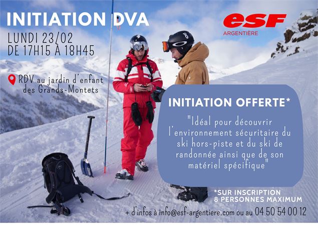 Initiation DVA (Détecteurs de victime d'avalanche)_Argentière