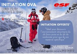 Initiation DVA (Détecteurs de victime d'avalanche)_Argentière