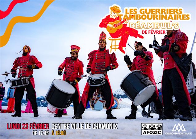 Les Déambul's de Février - « Les Guerriers Tambourinaires »_Chamonix-Mont-Blanc