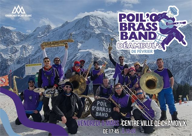 Les Déambul's de Février - « Poil'O Brass Band »_Chamonix-Mont-Blanc
