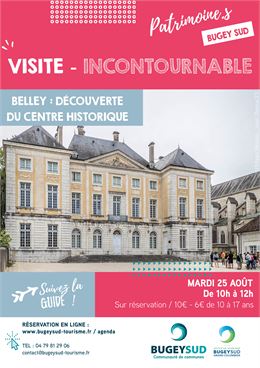 Visite guidée du coeur historique de Belley - OTBSGC