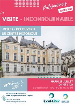 Visite guidée du coeur historique de Belley - OTBSGC