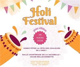 Holi Festival : la fête des couleurs arrive à Jacob-Bellecombette ! - Association Shukriya