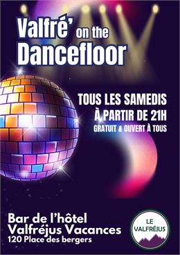 Affiche des soirées dansantes - Valfréjus Vacances