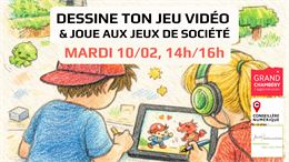 Atelier « Dessine ton jeu vidéo » à la médiathèque - Médiathèque Jean-Louis Favre - Jacob-Bellecombe