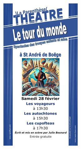 Spectacle des jeunes « Le Tour du monde »_Saint-André-de-Boëge - Théâtre La Parenthèse