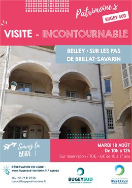 Visite guidée de Belley "Sur les pas de Brillat-Savarin" - OTBSGC
