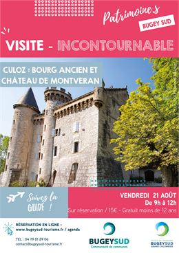 Visite guidée du bourg ancien de Culoz et du château de Montveran - OTBSGC