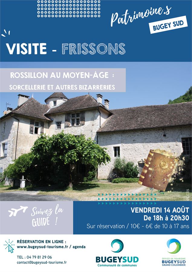Visite frisson : Rossillon au Moyen-Âge; sorcellerie et autres bizarreries - OTBSGC