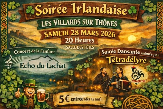Soirée Irlandaise_Les Villards-sur-Thônes - Echo du Lachat