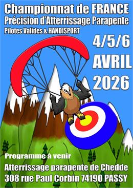 Championnat de France précision d'atterrissage parapente_Passy - Aerofiz