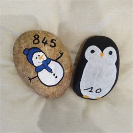 Chasse aux galets sur le thème de Noël_Montluel