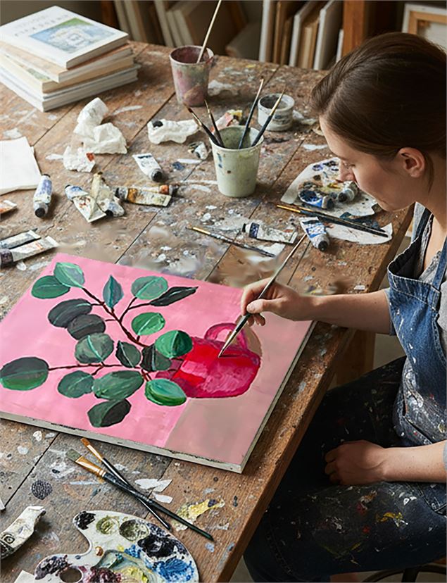 Stage découverte peinture acrylique_Annecy