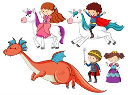 "Histoires à croquer" : Licornes et dragons (dès 4 ans)_Samoëns - Freepik