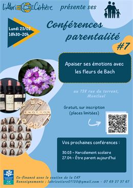 Conférence parentalité à l'AbriCôtière_Montluel