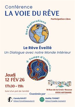 Conférence La Voie du Rêve_Artemare - Bibliothèque d'Artemare