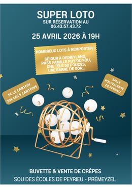 Loto à Peyrieu_Peyrieu - Sou des Ecoles
