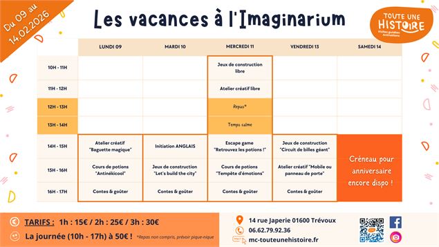 Les vacances à l'Imaginarium_Trévoux