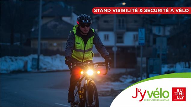 Stand sécurité et visibilité à vélo avec J’yvélo - J'yvélo