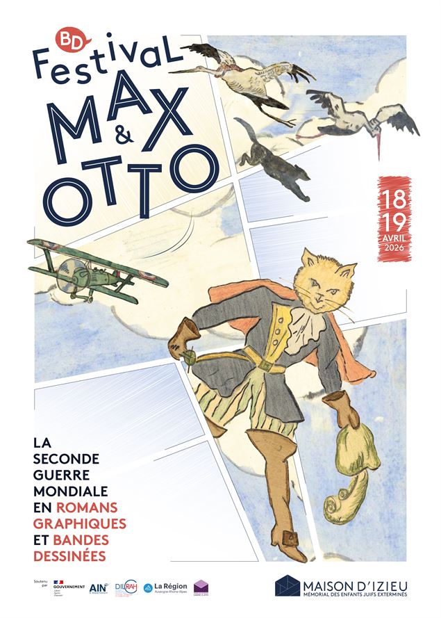 Affiche festival BD Max et Otto - Maison d'Izieu