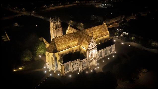 Vue aérienne du monastère royal de Brou - Régis Fournier