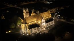 Vue aérienne du monastère royal de Brou - Régis Fournier