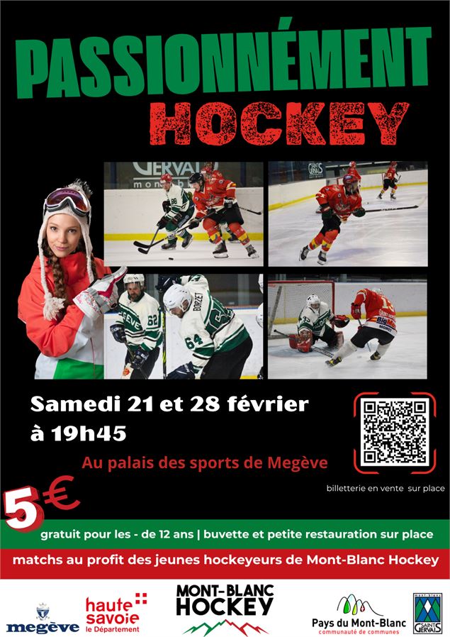 Megève - Le Mont Blanc Hockey - Match Passionnément Hockey_Saint-Gervais-les-Bains