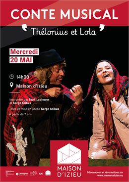 Affiche Thélonius et Lola - Maison d'Izieu_Izieu - Lara Herbinia