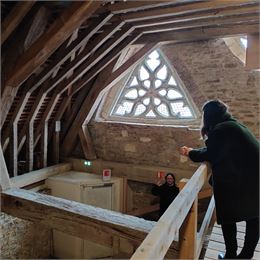 Photo dans les combles du monastère royal de Brou - ©MarineBontemps