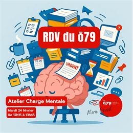 RDV Pro du o79 : Atelier Charge Mentale - Marie Prevost