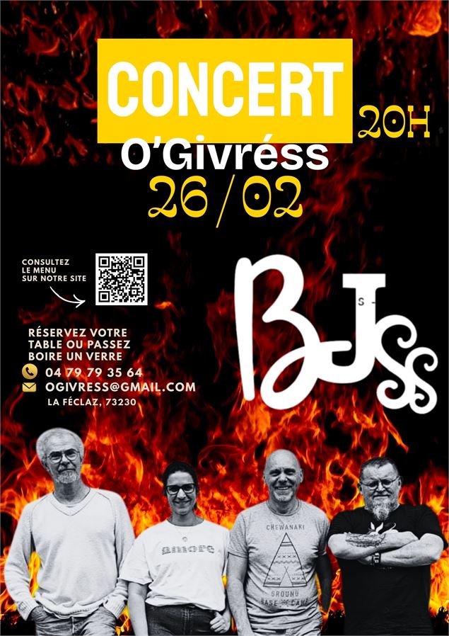 Concert blues/Rock : Big Jay And The Smudge Stick - O givréss