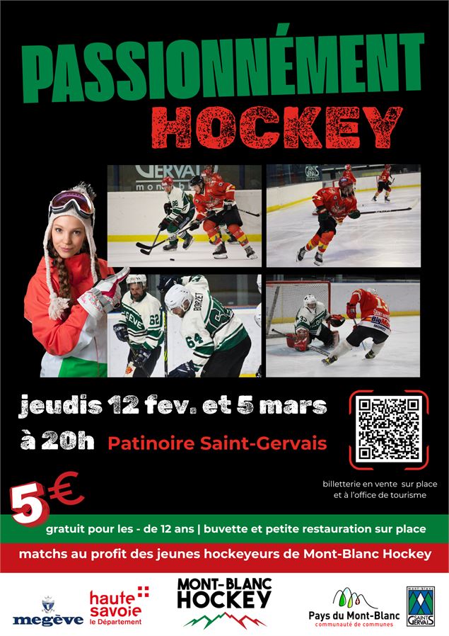 Le Mont Blanc Hockey - Matchs Passionnément Hockey_Saint-Gervais-les-Bains