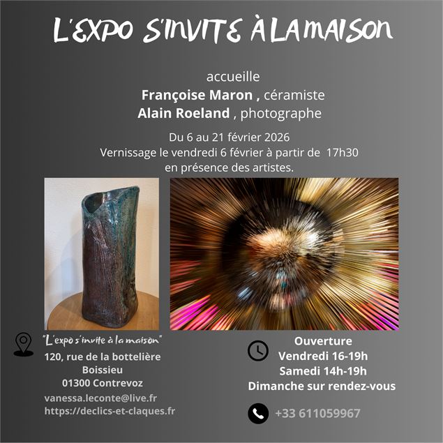 L'expo s'invite à la maison_Contrevoz - Desclics et des claques