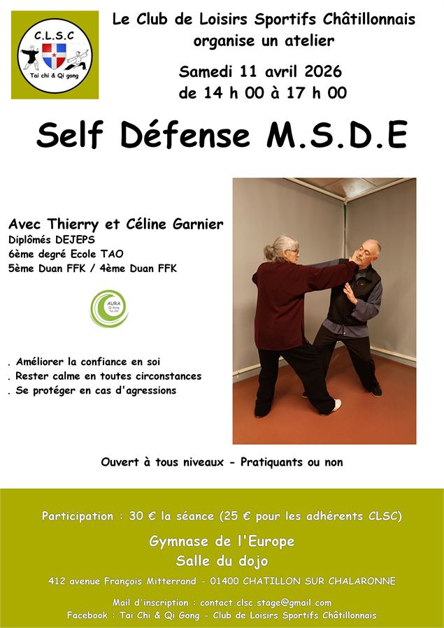 Atelier Self-Défense - C.L.S.C