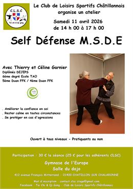 Atelier Self-Défense - C.L.S.C