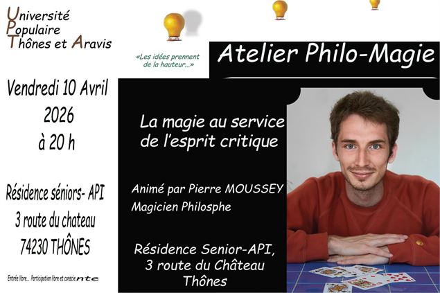 Atelier Philo-magie_Thônes - Université Populaire