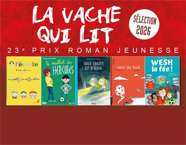 couvertures des livres de la sélection du Prix La Vache qui lit - La Vache qui lit