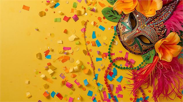 masque de carnaval type vénitien - canva