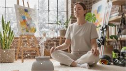 Méditation olfactive en intérieur - Gemini AI