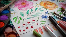 feutre et dessin aquarelle - canva