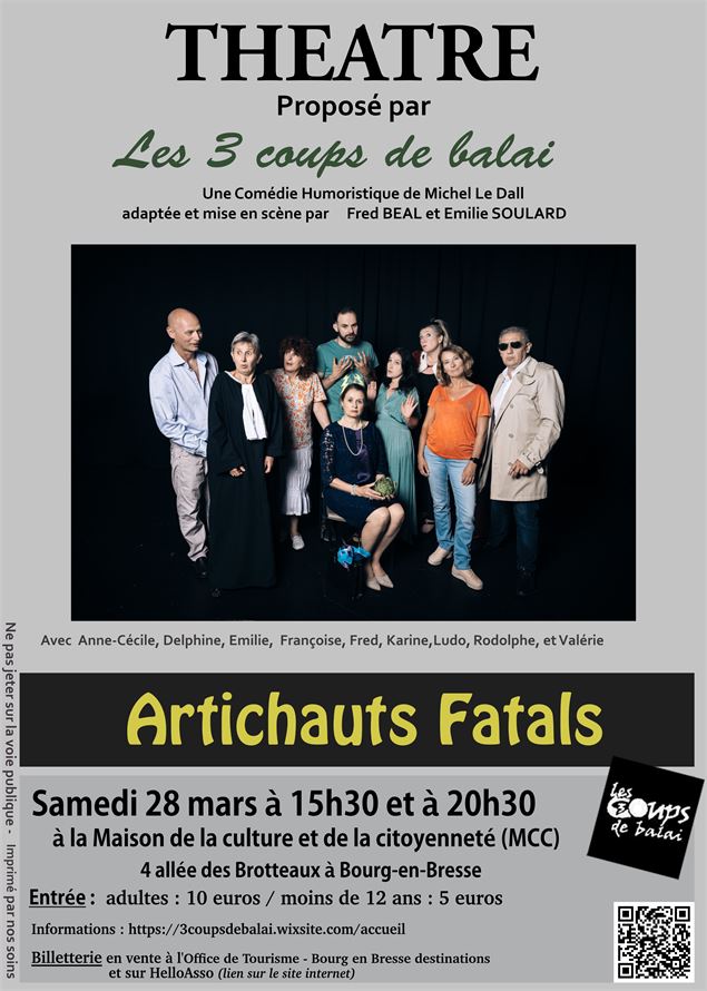 Artichauts Fatals_Bourg-en-Bresse - 3 coups de balai